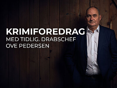 Krimiaften-arrangement med tidligere drabschef Ove Pedersen