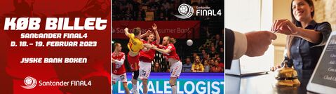 Køb billet til Santander Final4 herrer i Boxen Herning og bo hos Danske Hoteller