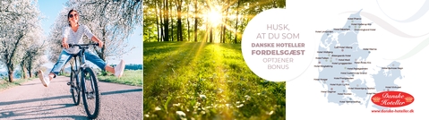 Danske Hoteller forårspriser for 2 personer
