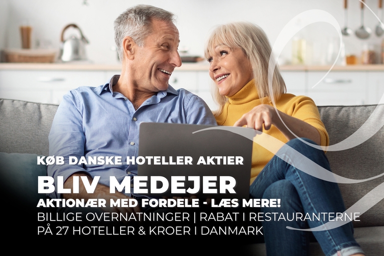 Køb aktier og bliv medejer og aktionær med fordele hos Danske Hoteller A/S!