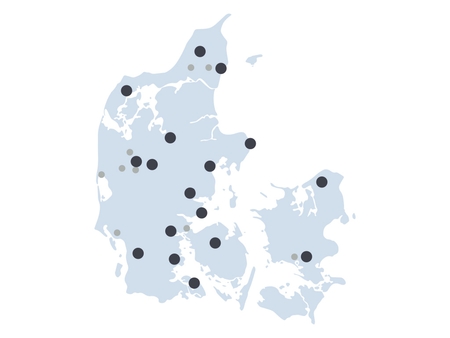 Danmarkskort Danske Hoteller A/S