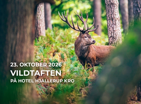 aktionærtilbud på vildtaften på Hotel Hjallerup Kro