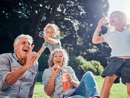 Familie på tur hos Danske Hoteller A/S