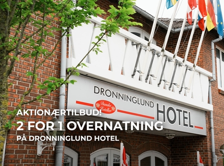 For 2 for 1 overnatninger på Dronninglund Hotel - aktionærtilbud