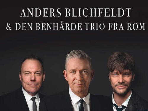 Anders Blichfeldt & "den benhårde trio fra Rom" på Hotel Pejsegården